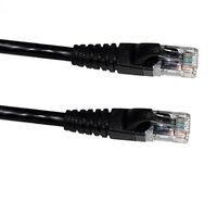 Elite CAT6 Snag-Free Ethernet Patch Cable, High Performance 100% Pure Copper, 10 Feet - Black