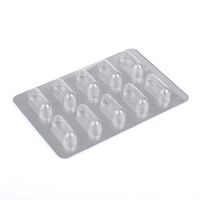 Capsulcn! PVC Blister Packing Sheet(Box of 232 pcs) for Size 0 Capsules with 10 Holes