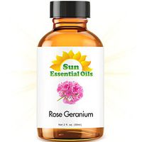 Rose Geranium Essential Oil (Huge 2oz Bottle) Bulk Rose Geranium Oil - 2 Ounce