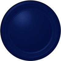 Navy Blue Paper Plates - 9" plates (24 Count)