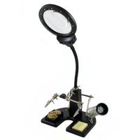 Pro-Line Helping Hands Soldering Station with Illuminated Magnifier