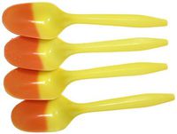 Go-2 Products P2100YO Color Change Spoons, Medium Weight, 5", 2.9g, Yellow to Orange (Pack of 1000)