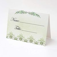 100 Wedding Birthday Party Place Cards Greenery Branch