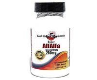 Super Alfalfa Concentrate 250mg * 200 Capsules 100% Natural - by EarhNaturalSupplements