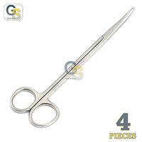G.S 4 METZENBAUM Dissecting Scissors - Curved, 8" Best Quality