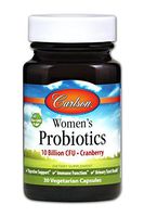 Carlson - Women's Probiotics, 10 Billion CFU - Cranberry, Digestive Support, Immune Function & Urinary Tract Health, 30 Vegetarian Capsules