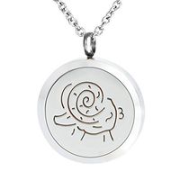 Aromatherapy Essential Oil Diffuser Necklace Perfume Fragrance Aries Pendant Charms Locket