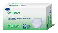 HARTMANN Absorbent Underwear Compose Pull On Medium Disposable Moderate Absorbency (#55390, Sold Per Pack)