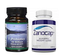 E3Live E3 Probiotics 8 Strains 50 Billion CFU 1 Bottle of 30 Capsules with Zanocap Scientific Weight Loss 1 Bottle