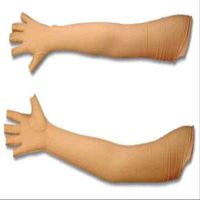 Edema Glove Open Finger Shoulder Length : Small, Left