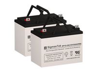 Pride Shuttle Replacement Battery Set of 2 x 12V 35AH