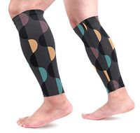 LEVEIS Abstract Half Circle Arm Sleeves UV Protection for Men Women Sunblock Protective Gloves Running Golf Cycling Driving Long Arm Cover 1 Pair