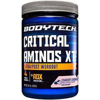 BodyTech Critical Aminos XT Intra/Post Workout Strawberry Lemonade Supports Muscle Recovery (15.9 Ounce Powder)