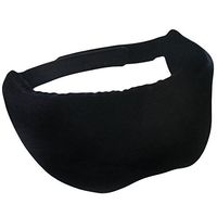 NEW Foam Sleep Eye Mask Heat Sensitive with Velvet Cover Thick