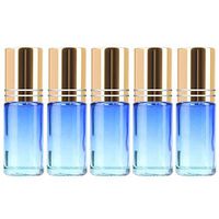 5Pcs 5ml Roller Bottles for Essential Oils Stainless Steel Ball-Travel Perfume Bottle Refillable-Glass Roller Bottles with Stainless Steel Ball-Portable Perfume Refillable Bottle (N03)