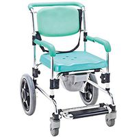 WDDMFR Wheelchair - Foot Brake Can Be Used as a Toilet Stand Adjustable Aluminum Alloy Suitable for Elderly Patients with