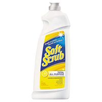 Soft Scrub Total All Purpose Bath & Kitchen Cleanser, Lemon Scent 24 oz
