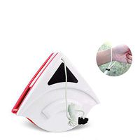 Double-Side Magnetic Glass Cleaner Wiper Window Cleaner Magnetic Glass Cleaning Tool Brush for Double Glazed Window Thickness 0.5"-1" (15-24mm)