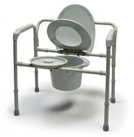 Bariatric Steel Folding Commode