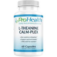 L-Theanine Calm-Plex with GABA and 5-HTP (Suntheanine) (100 mg, 60 Medium Capsules) by ProHealth