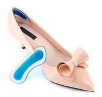 Gel Shoes Heel Insoles - Sticky Snugs Anti Slip Shoe Inserts Pads, Heel Pain Relief Back Liners, High Heel Dance Shoes Grip Cushions, Blister Resistant Protector, for Feet Care Fit Comfort (10)