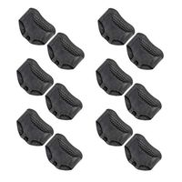 SUPVOX Metatarsal Pad Ball of Foot Cushions Gel Mortons Neuroma Callus Inserts Honeycomb Forefoot Front Palm 6 Pairs (Black)