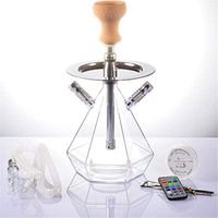 YINSY Hookah Complete Set, Quality Modern Arabian Hookah Kit, with Hookah Accessories,Doubletube