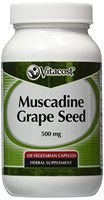 Vitacost Muscadine Grape Seed - 500 mg - 120 Capsules