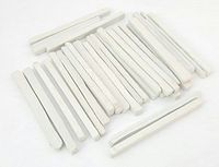 Slate Pencils White Color Natural Stone(Pack of 100 pcs.)