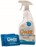 Dazz Natural Cleaning Tablets - Window and Glass Cleaner Starter Kit