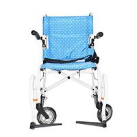 PLLP Medical Rehab Chair, Wheelchair,Lightweight Folding Wheelchair Driving Medical Adult Medical Supplies, Boarding Backpack 18 inch Small Wheelchair Beautiful