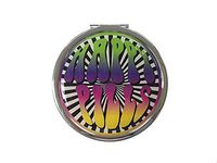 Metal Pill case for 7 Days with Mirror in Happy Pill Design