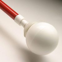 Ambutech Rolling Ball Tip- Hook Style -White