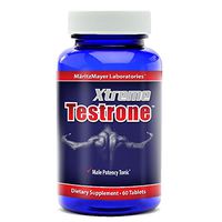 Xtreme Testrone Male Enhancement Increase Strength Stamina Endurance Potency Horny Goat Weed 60 Tablets Per Bottle (1 Bottle)