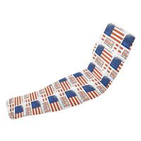 Sincerity First American Flag Honor The Brave UV Protection Cooling Arm Sleeves for Sports Motorcycle Men Women