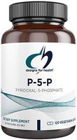Designs for Health P-5-P - 50mg B6 (Pyridoxal-5-Phosphate) to Support Balanced Moods (120 Capsules)