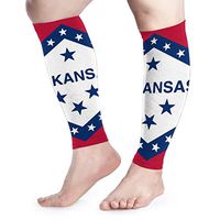 Arkansas State Flag Soft Unisex Calf Sleeve Relief Muscle Tear 1 Pair Ankle Support Calf Compression Sleeve Leg