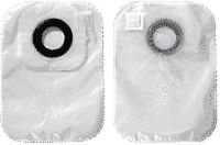 Hollister One-Piece Closed-End Pouch with Integrated Filter, Pre-Cut Convex Karaya 5 Skin Barrier and Tape Border 2" Pouch Size (Box of 30 Each)