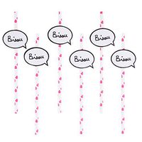 My Little Day Bisou and Hearts Paper Straws