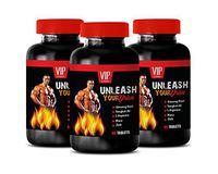 Men s Testosterone Supplements - Unleash Your Drive - Stamina and Performance Boost - Energy Boost - Maca for Drive - 3 Bottles (180 Tablets)