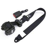 LRWSB Automatic Retractable 3-Point Seat Belt with Coiler for Forklift Bus Rv Van Golf Cart Travel