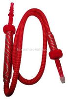 75" TXH Washable Hookah Hose Red w/ Detachable Tip
