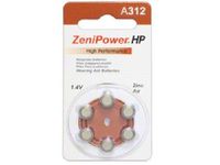 30 x Size 312 ZeniPower Hearing Aid Batteries