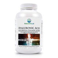 Hyaluronic Acid with Biocell Collagen and MSM - 120 Capsules (40 Day Supply) Skin Hydration, Joint Lubrication, UVB Protection, Methylsulfonylmethane