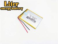 BIHUADE 3.7V 5000mAh 367596 Polymer Lithium Li-ion Battery Rechargeable Lithium Polymer Li-Po Battery for MP4 GPS MP3 Bluetooth Stereo DIY Gift (367596)