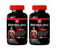 Muscle Mass Building Supplements - Bodybuilding Pills for Men - dhea Mood and Stress - 2 Bottles 120 Capsules