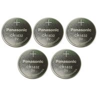 Panasonic CR1632-5 CR1632 3V Lithium Coin Battery (Pack of 5)