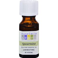 Aura Cacia Essential Oil Spearmint - 0.5 fl oz (Pack of 6)