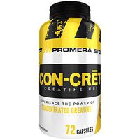 Promera Sports, CON-CRET Creatine HCl Capsules, Micro-Dose Creatine, No Bloating, No Upset Stomach, No Water Retention, No Loading, Made in USA, Gluten Free, Keto Friendly, 72 Capsules