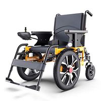 CHARON Foldable Electric Wheelchair, Extreme Sport Portable Motorized Electric Power Wheelchair Foldable Lightweight Dual Motor Aviation Travel Long Range,Endurance25KM